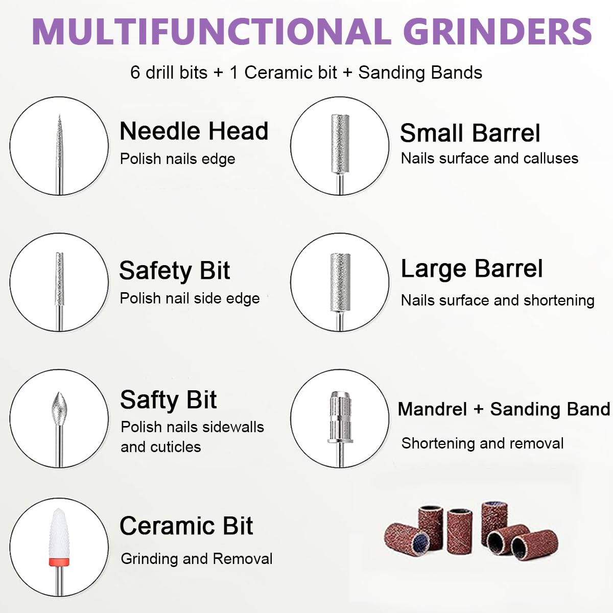 MAYCREATE Nail Drill Machine with Drill Bit 3 Speeds USB Nail Drill Machine for Acrylic Gel Nail, Salon Nail Drill Machine Portable Manicure Pedicure Drill for Nair Art, DIY Nail Extension MAYCREATE Nail Drill Machine with Drill Bit 3 Speeds USB Nail Drill Machine for Acrylic Gel Nail, Salon Nail Drill Machine Portable Manicure Pedicure Drill for Nair Art, DIY Nail Extension